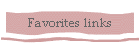 Favorites links